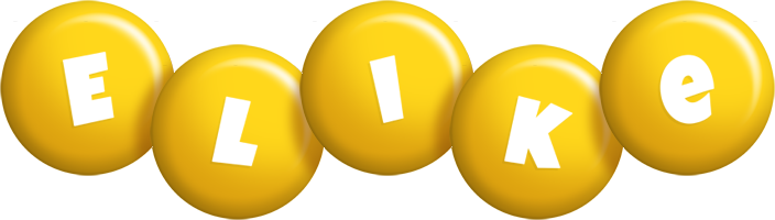 Elike candy-yellow logo