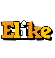 Elike cartoon logo