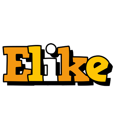 Elike cartoon logo