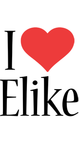 Elike i-love logo