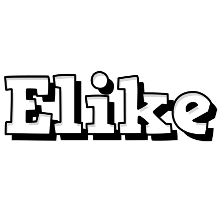 Elike snowing logo