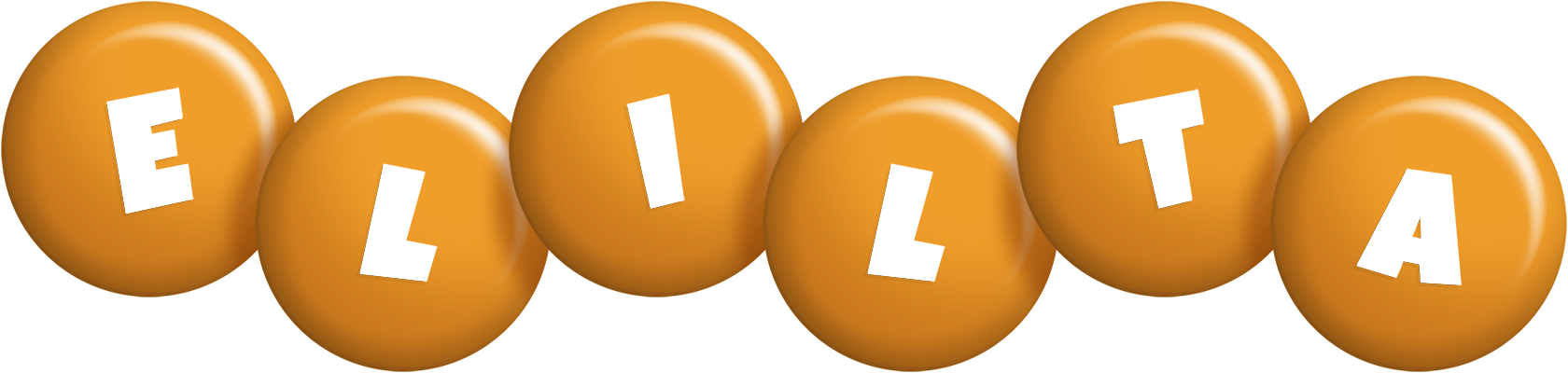 Elilta candy-orange logo