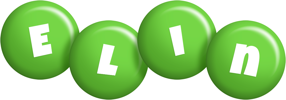 Elin candy-green logo
