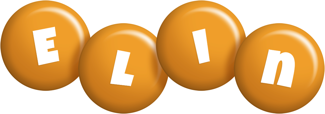 Elin candy-orange logo