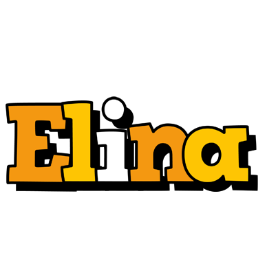 Elina cartoon logo