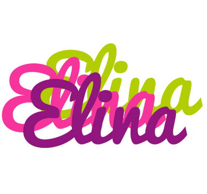 Elina flowers logo