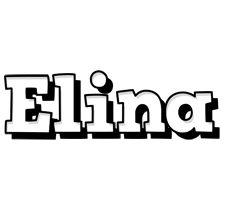 Elina snowing logo