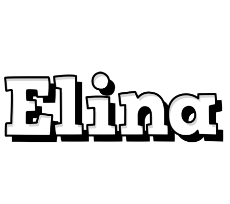 Elina snowing logo