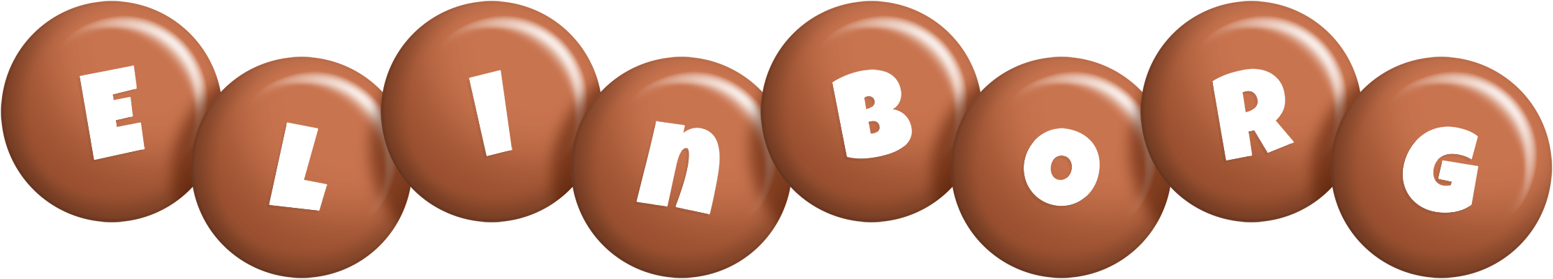 Elinborg candy-brown logo