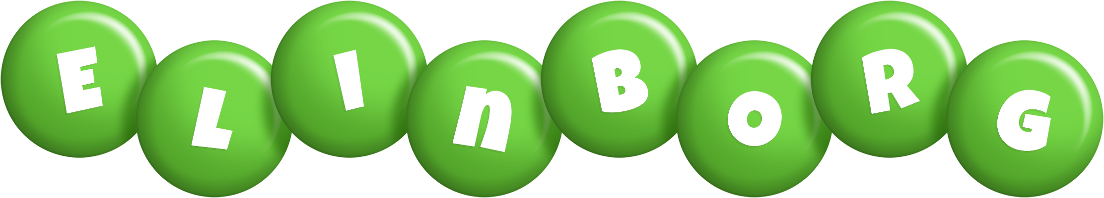 Elinborg candy-green logo