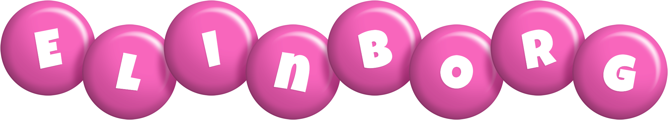 Elinborg candy-pink logo