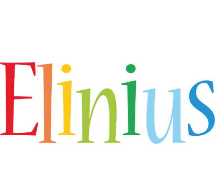 Elinius birthday logo