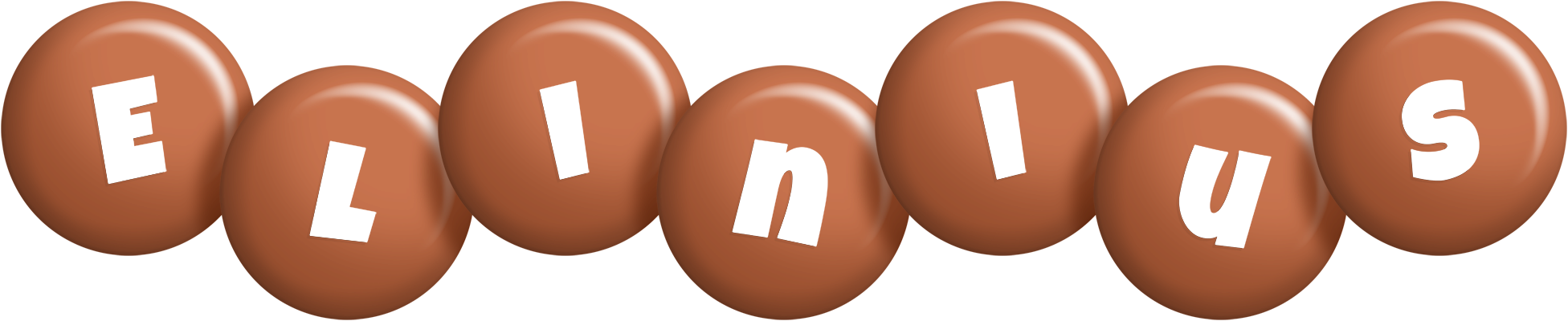Elinius candy-brown logo