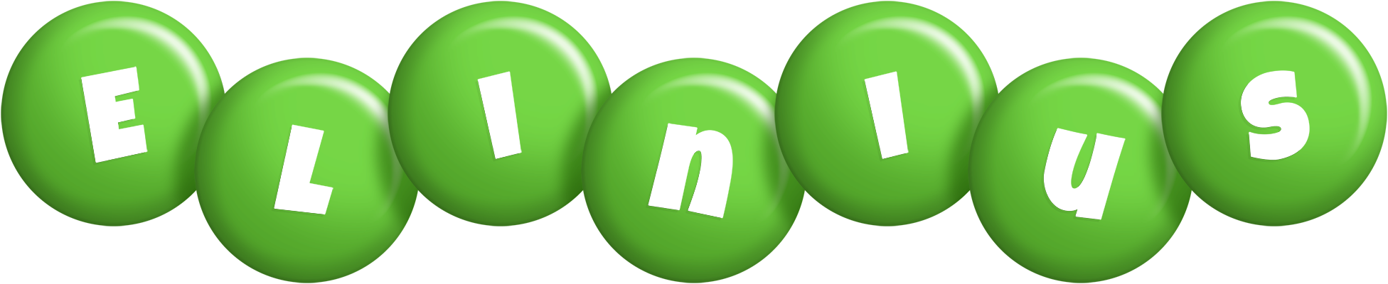 Elinius candy-green logo