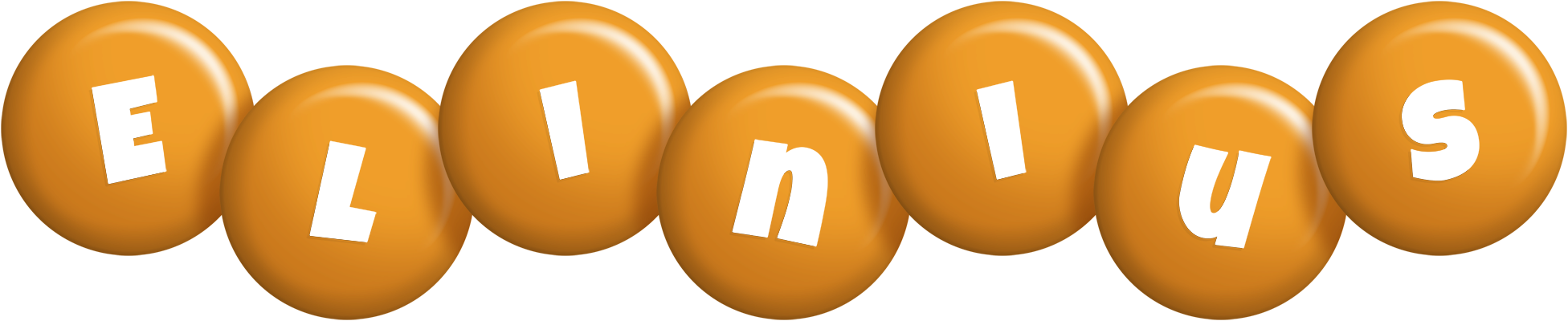 Elinius candy-orange logo