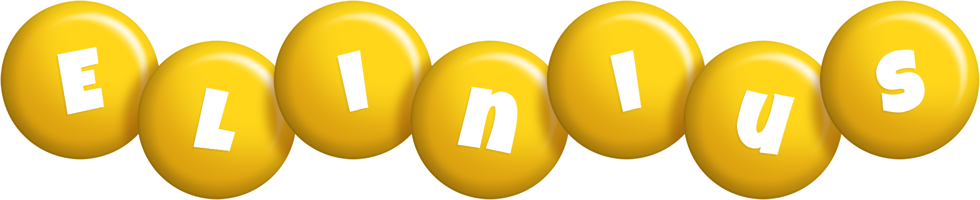 Elinius candy-yellow logo