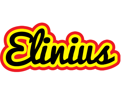 Elinius flaming logo