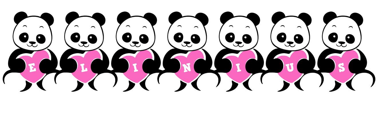 Elinius love-panda logo