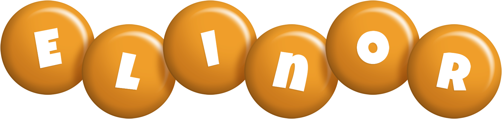 Elinor candy-orange logo