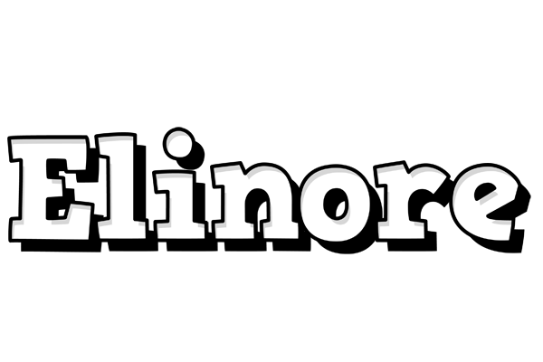 Elinore snowing logo