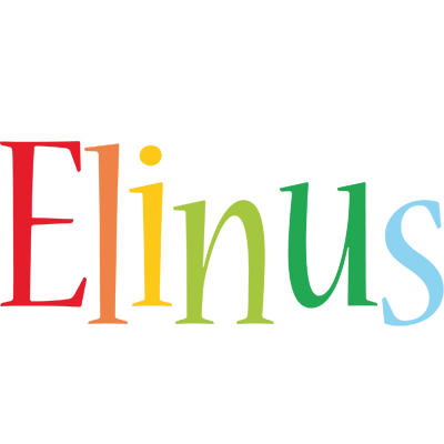 Elinus birthday logo