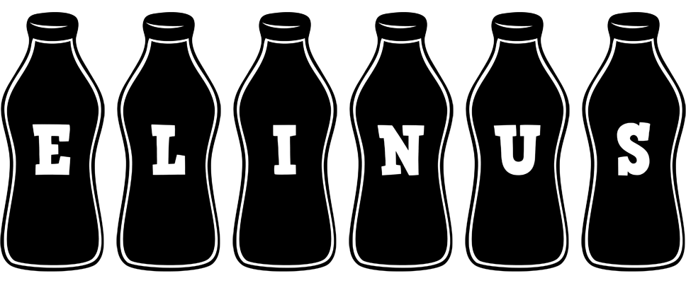 Elinus bottle logo