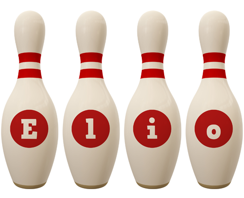 Elio bowling-pin logo