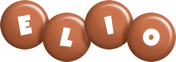 Elio candy-brown logo