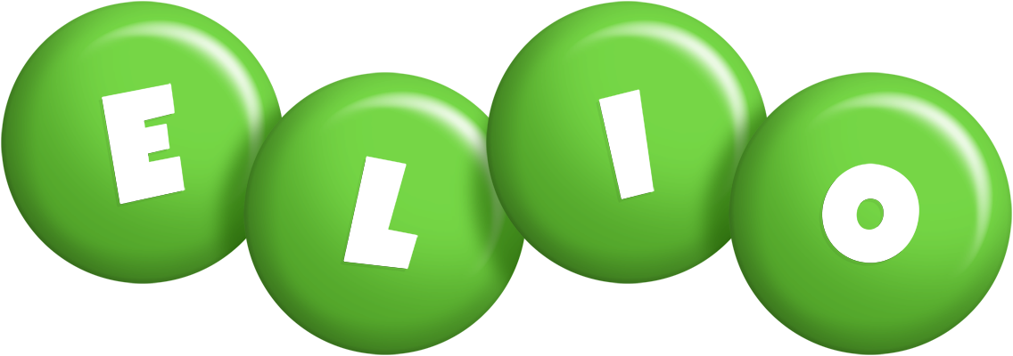 Elio candy-green logo