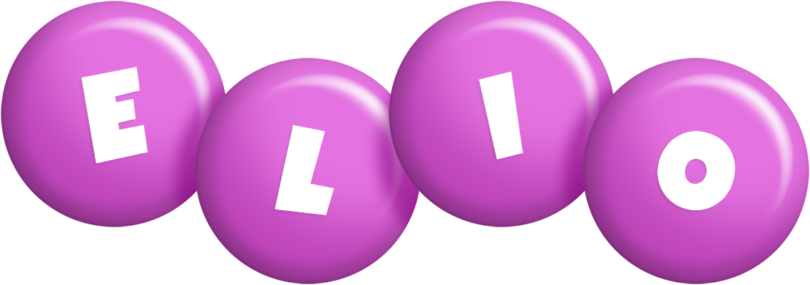 Elio candy-purple logo
