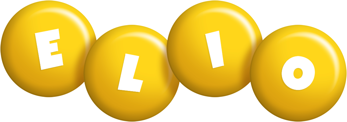 Elio candy-yellow logo