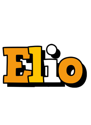 Elio cartoon logo