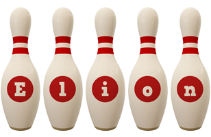 Elion bowling-pin logo