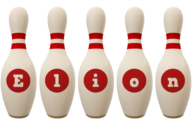 Elion bowling-pin logo