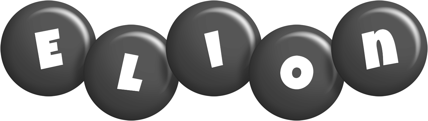 Elion candy-black logo