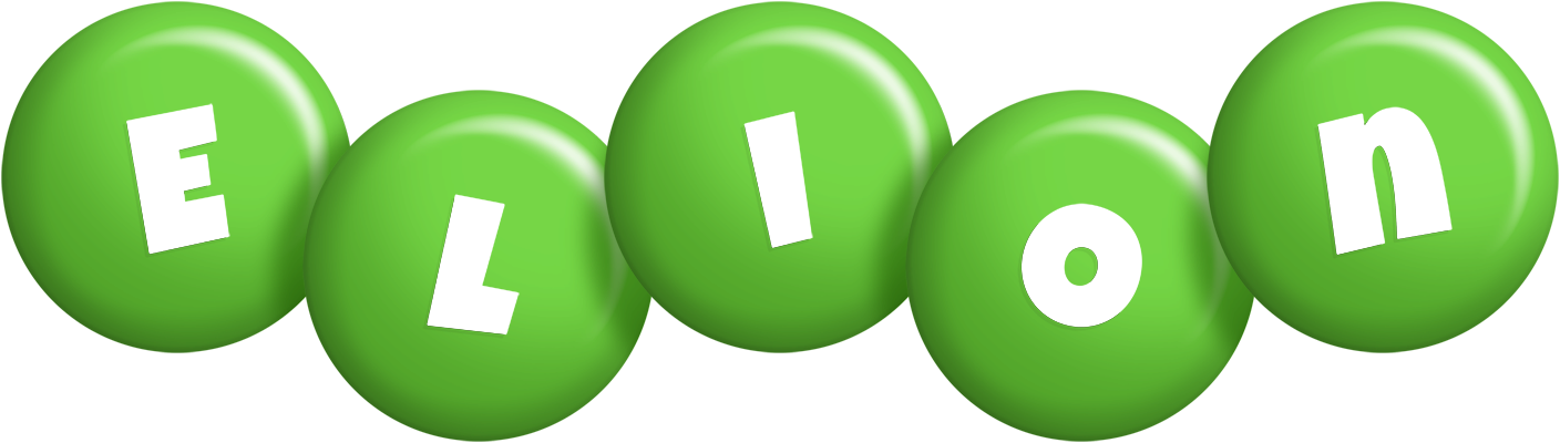Elion candy-green logo