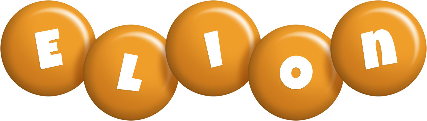 Elion candy-orange logo