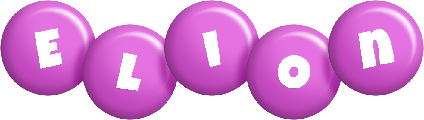 Elion candy-purple logo