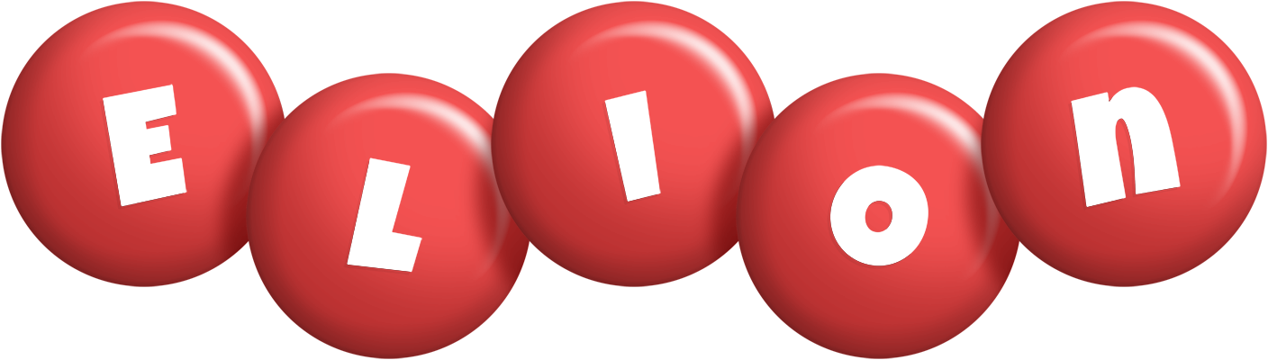 Elion candy-red logo
