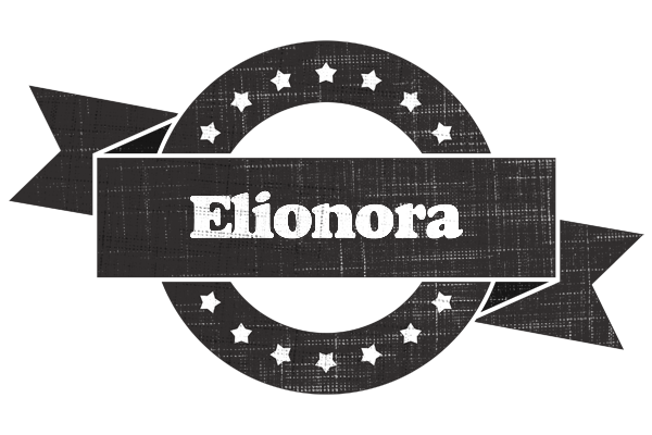 Elionora grunge logo