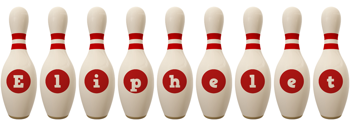 Eliphelet bowling-pin logo