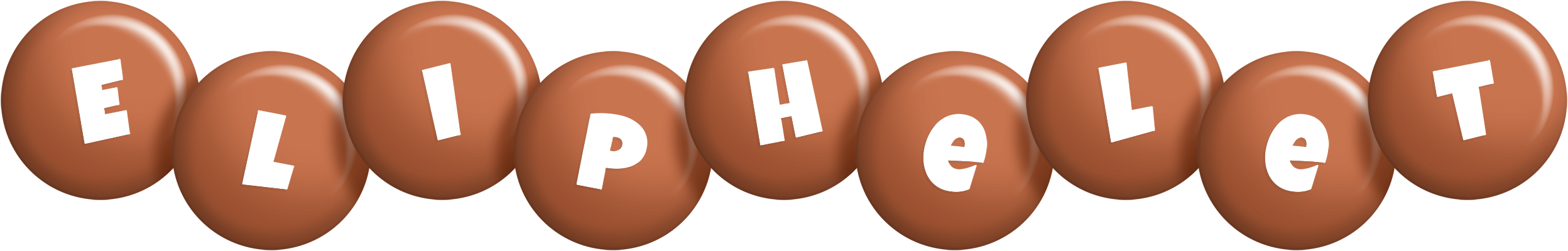 Eliphelet candy-brown logo