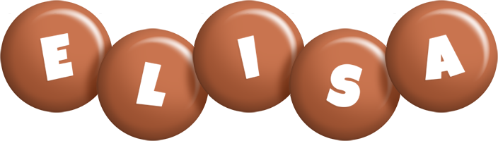 Elisa candy-brown logo