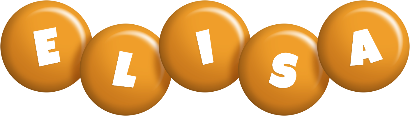 Elisa candy-orange logo