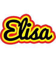 Elisa flaming logo