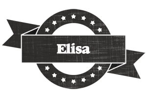 Elisa grunge logo