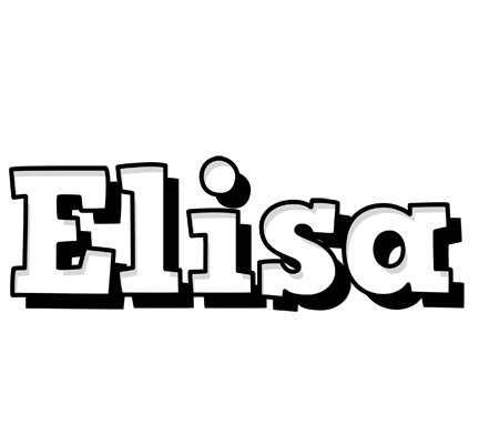 Elisa snowing logo