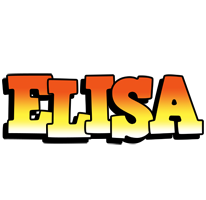 Elisa sunset logo