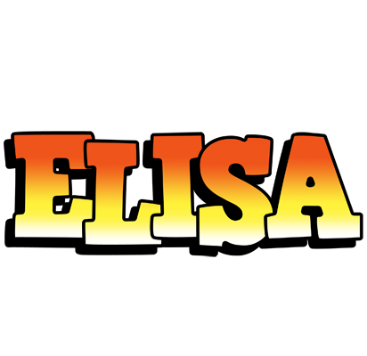 Elisa sunset logo
