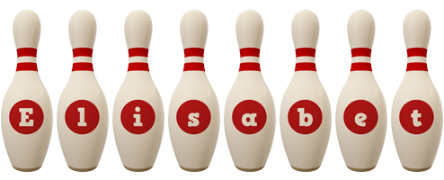 Elisabet bowling-pin logo